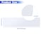 Outus 6 PCS Sublimation Blank Aluminum Name Plates 2 x 10 Inches Personalized Custom Name Plate Desk Tag Metal Sign