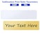 Outus 6 PCS Sublimation Blank Aluminum Name Plates 2 x 10 Inches Personalized Custom Name Plate Desk Tag Metal Sign