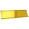 ExcelMark 2x 8Aluminum Name Plate Holder for Desk Office Business Door Sign Holder Gold