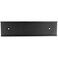 ExcelMark 2x 8Aluminum Wall Mounted Name Plate Holder Office Business Door Sign Holder Wall or Door Black