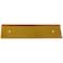 ExcelMark 2x 8Aluminum Wall Mounted Name Plate Holder Office Business Door Sign Holder Wall or Door Gold