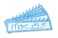Hygloss Products DieCut Name Plate Great Teaching Tool Perfect for Labeling in Classroom Other Uses Ocean Waves 95 x 3 inches 45557 Medium Blue 30 Count