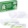 Meetory 40 PCS Upgraded Nameplate Pocket 185 x 49 Self Adhesive Desk Nameplates Name Tag Pocket No Residue Clear Plastic View Name Tag Sleeves for Classroom Desk Office Supplies