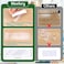 Meetory 40 PCS Upgraded Nameplate Pocket 185 x 49 Self Adhesive Desk Nameplates Name Tag Pocket No Residue Clear Plastic View Name Tag Sleeves for Classroom Desk Office Supplies