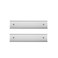 Icomecn Nameplate Holder Wall or Door 2 Pack Silver 2 x 8