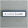 Officemate Verticalmate Name Plate Gray 29222