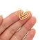 Zerodis 100 PCS Yellow Duck Paper Clips Lightweight Portable Electroplating Process Metal Paperclip for Office School Personal Use Daily DIY