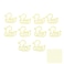 Zerodis 100 PCS Yellow Duck Paper Clips Lightweight Portable Electroplating Process Metal Paperclip for Office School Personal Use Daily DIY