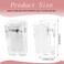 AHQiZFX 15 Pcs Tapestry Hanging Clips SelfAdhesive Spring Clips for Poster Blanket Shower Curtain Wall Flag Clear