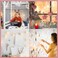 AHQiZFX 15 Pcs Tapestry Hanging Clips SelfAdhesive Spring Clips for Poster Blanket Shower Curtain Wall Flag Clear