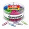 1InTheOffice Jumbo Paper Clips NonSkid Vinyl Coated Assorted Colors 500Pack 1 Pack