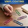 1InTheOffice Jumbo Paper Clips NonSkid Vinyl Coated Assorted Colors 500Pack 1 Pack