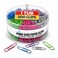 1InTheOffice Jumbo Paper Clips NonSkid Vinyl Coated Assorted Colors 500Pack 1 Pack