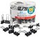 1InTheOffice Micro Binder Clips Paper Clamps Metal Binder Clips 013 Capacity Black 100 Pack