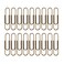 BXPTQCRY 50 Pieces 50 mm Metal Paper Clips for Office School and Personal Use Bronze
