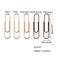 BXPTQCRY 50 Pieces 50 mm Metal Paper Clips for Office School and Personal Use Bronze