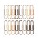 BXPTQCRY 50 Pieces 50 mm Metal Paper Clips for Office School and Personal Use Bronze