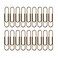 BXPTQCRY 50 Pieces 50 mm Metal Paper Clips for Office School and Personal Use Bronze