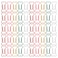 lasenersm 50 Pieces Paper Clips Metal Paper Clip Office Paper Clips Bone Shape Paper Clip for Bookmark Office School NotebookLarge Size Multicolor