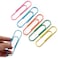 BronaGrand 4 Inch Extra Large Paper Clips Vinyl Coated 25 Pieces Jumbo Giant Paper ClipMixed Colors