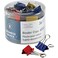 Business Source Small Binder Clips Pack of 36 Assorted Colors 65361