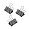 CABAX Extra Large Binder Clips 2Inch Big Paper Clamps for Office School Home Kitchen Storage Supplies Black Pack of 3