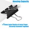 CABAX Extra Large Binder Clips 2Inch Big Paper Clamps for Office School Home Kitchen Storage Supplies Black Pack of 3