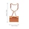 Supfoxer Cat Binder Clips 34Inch Medium Rose Gold Paper Clips in Acrylic Crystal Box Apply to Invoice Bill Clip Decorative Paper Clips Notes Letter for Office Home School