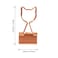 Supfoxer Cat Binder Clips 34Inch Medium Rose Gold Paper Clips in Acrylic Crystal Box Apply to Invoice Bill Clip Decorative Paper Clips Notes Letter for Office Home School