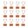 Supfoxer Cat Binder Clips 34Inch Medium Rose Gold Paper Clips in Acrylic Crystal Box Apply to Invoice Bill Clip Decorative Paper Clips Notes Letter for Office Home School