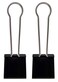 Clipco Binder Clips Super Extra Large 213in Black 2Pack