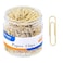 FUDAO FAMILY Medium Paper Clips 200Count Paperclips Gold Paper Clips 13 Inch 32mm Paper Clip