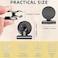 Grtard 24 Pack Magnetic Clips Heavy Duty Black Magnet Clips for Fridge Refrigerator Magnets Strong Magnetic Clip Scratch Free Magnets with Clip for Whiteboard Refrigerator Cruise Locker