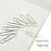 HAHIYO Paper Clips Sturdy 1333mm Length 280 Pack Paperclips Heavy Duty Tight Grip Rust Proof Reusable Metal Bright Silver for Home Office School