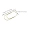 HAHIYO Paper Clips Sturdy 2 inches Length 30 Pack Wide Paperclips Heavy Duty Tight Grip Rust Proof Reusable Metal Bright Gold for Home Office School