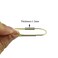 HAHIYO Paper Clips Sturdy 2 inches Length 30 Pack Wide Paperclips Heavy Duty Tight Grip Rust Proof Reusable Metal Bright Gold for Home Office School