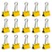 JAM Paper JAM PAPER Colorful Binder Clips Medium 1 14 Inch 32 mm Yellow Binderclips 15Pack