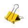 JAM Paper JAM PAPER Colorful Binder Clips Medium 1 14 Inch 32 mm Yellow Binderclips 15Pack