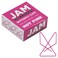 JAM Paper JAM PAPER Colorful Butterfly Clips Pink Paper Clamps 15Pack