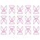 JAM Paper JAM PAPER Colorful Butterfly Clips Pink Paper Clamps 15Pack