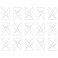 JAM Paper JAM PAPER Colorful Butterfly Clips White Paper Clamps 15Pack