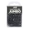 JAM Paper JAM PAPER Colorful Jumbo Paper Clips Large 2 Inch Gray Paperclips 75Pack