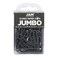 JAM Paper JAM PAPER Colorful Jumbo Paper Clips Large 2 Inch Gray Paperclips 75Pack
