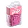 JAM Paper Colorful Jumbo Paper Clips Large 2 Inch Pink Paperclips 75Pack