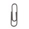 JAM Paper JAM PAPER Colorful Standard Paper Clips Regular 1 Inch Gray Paperclips 100Pack