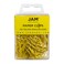 JAM Paper JAM PAPER Colorful Standard Paper Clips Regular 1 Inch Yellow Paperclips 100Pack