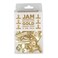 JAM Paper JAM PAPER Metal Bulldog Clips Medium 31mm Gold 15Pack