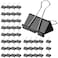 Baxrou Large Binder Clips 16 Inch 48 PackBinder Clips Large SizeBig Paper Clips Clamps for Office and Home Supplies Black