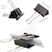 Baxrou Large Binder Clips 16 Inch 48 PackBinder Clips Large SizeBig Paper Clips Clamps for Office and Home Supplies Black
