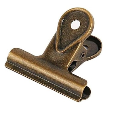MauSong 1 PCS Duckbill Metal Binder Clips Invoice Bill Clip Utility Paper Clips for Office Home Use Brozen XL